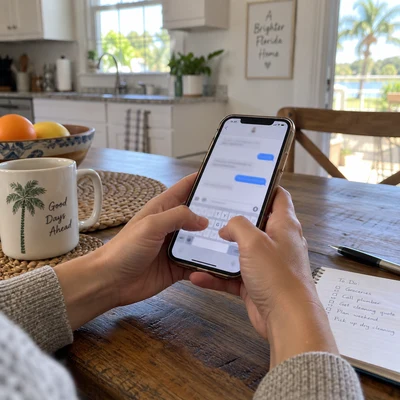 Requesting a free cleaning quote by phone